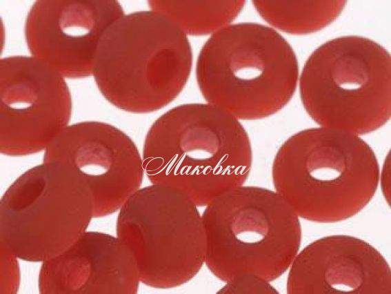 Бисер 5 гр Preciosa 93190/1 непрозрачный матовый, красный, ЧМ