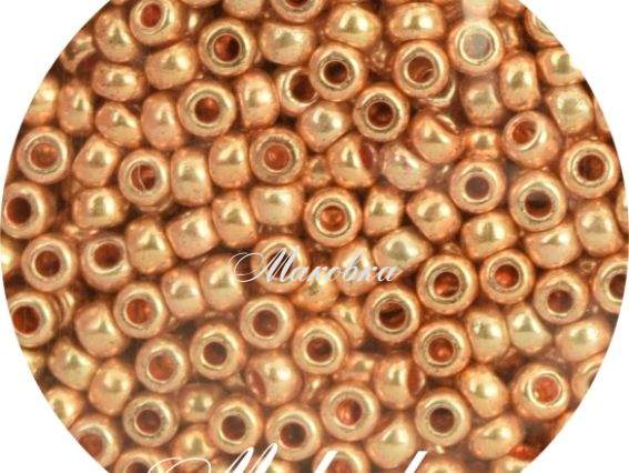 Чешский бісер Preciosa №10/0, круглый, цвет 18589 металлик глянец МЕДЬ 50 г Чешский бісер Preciosa №10/0, круглый, цвет 18589 металлик глянец МЕДЬ 50 г