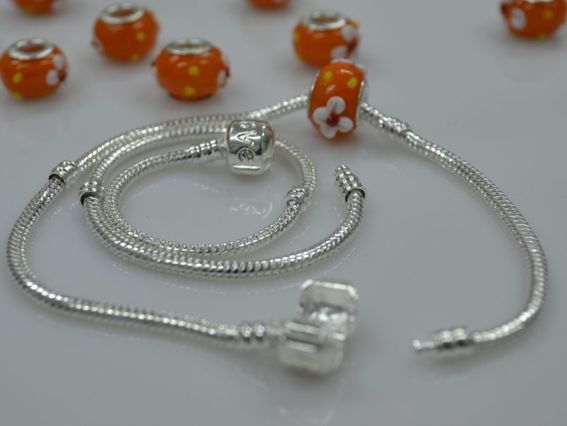 Браслет Змейка для Pandora, 23 см Браслет Змейка для Pandora, 23 см