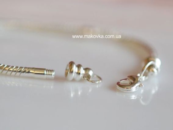 Браслет с карабином 06 для пандора-стиля, 21.5 см