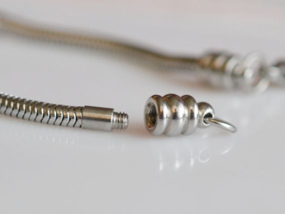 Основа браслета Змійка 16.5 см для прикрас європейського стилю (Пандора)