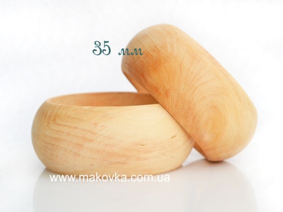 Браслет деревянный №02 выпуклый, 35 мм Браслет деревянный №02 выпуклый, 35 мм