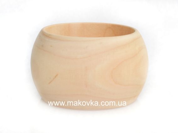 Дерев'яний Браслет №03 випуклий, 50 мм, заготівля для декорування