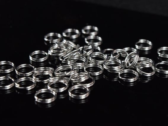Колечки соединительные двойные , Платина 2г