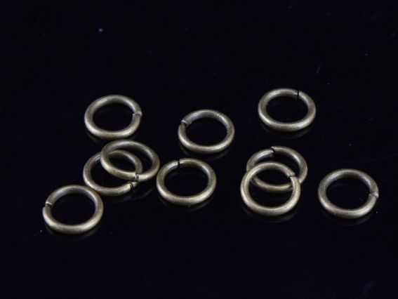 Колечки соединительные 7мм, БРОНЗА 2г