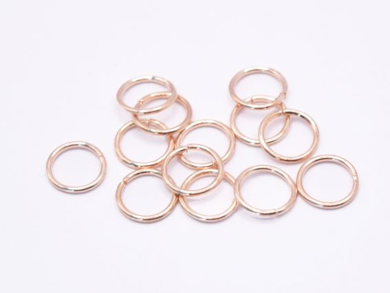 Колечка з'єднувальні 9мм, Світле Золото 2г