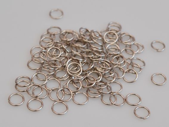 Колечки соединительные, 5 мм, 2 гр, под платину