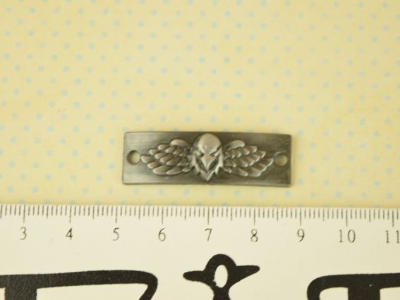 Коннектор Орел металлический серый прямоугольный изогнутый