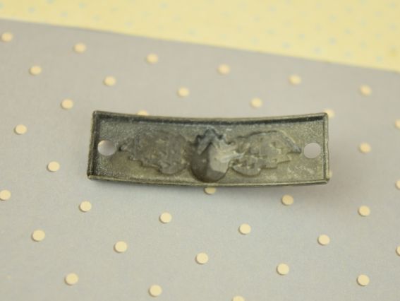 Коннектор Орел металлический серый прямоугольный изогнутый