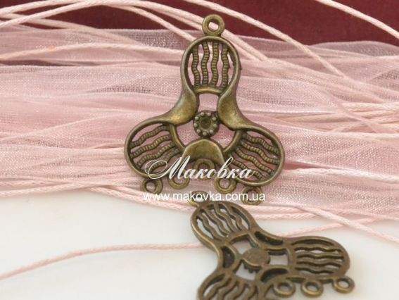 Коннектор 1/5 Трио, античная бронза, 1 шт Коннектор 1/5 Трио, античная бронза, 1 шт