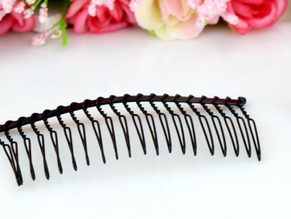 Гребінець чорний (заготовка), 70х38 мм, металевий Гребінець чорний (заготовка), 70х38 мм, металевий