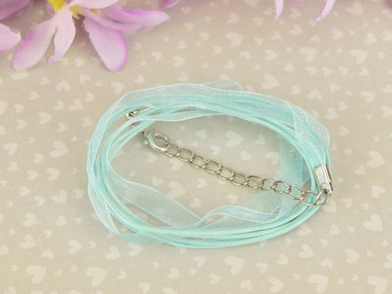 Основа на шею 3+1 Комбинированная Светло-голубая, 1 шт