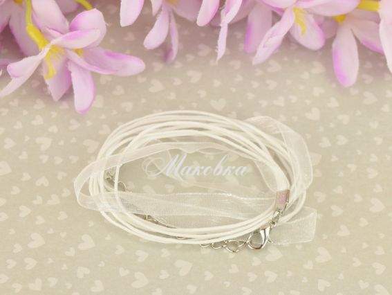 Основа на шею 3+1 Комбинированная Белая, 1 шт