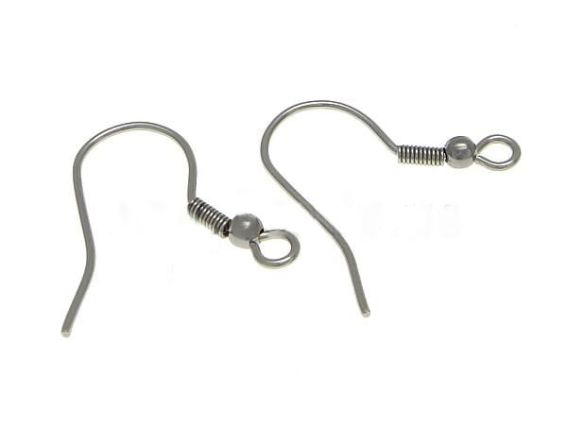 Швенза крючок, 20,5х20,5х мм, ювелирная сталь, 1 пара Швенза крючок, 20,5х20,5х мм, ювелирная сталь, 1 пара