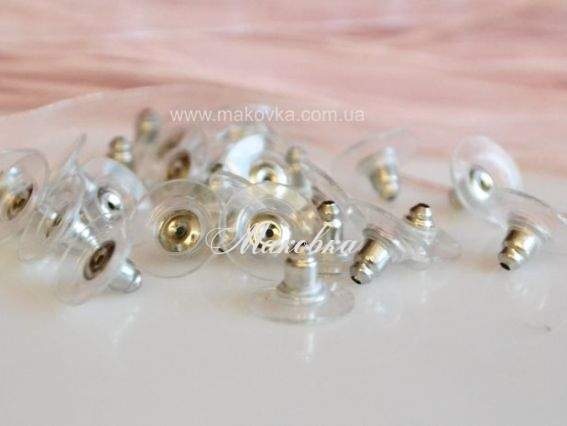 Заглушки для сережек большие, 25 пар Заглушки для сережек большие, 25 пар