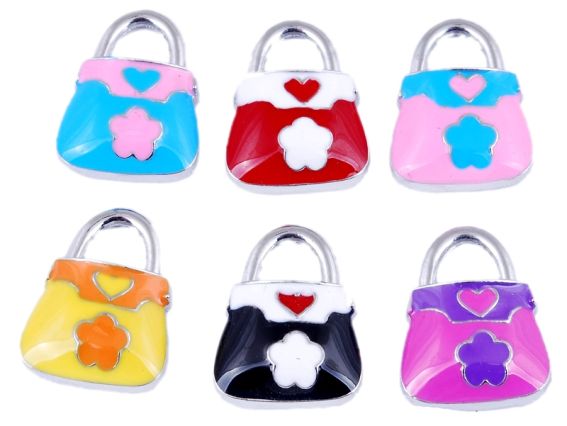 Подвеска Сумочка 15*20 мм (эмаль) Подвеска Сумочка 15*20 мм (эмаль)