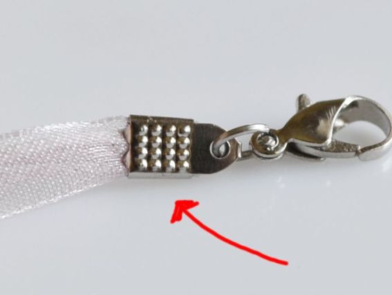 Зажим для прикрас Коробочка 7x11x5мм 10шт/уп срібло