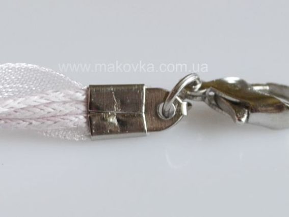 Зажим для прикрас Коробочка 7x11x5мм 10шт/уп срібло