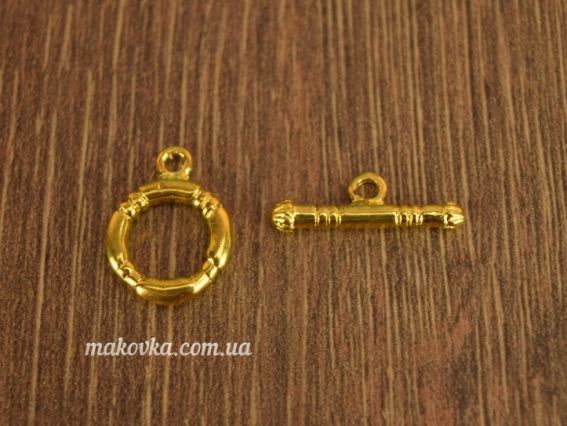 Замок-тогл Фрегат , цвет под золото, 1 шт Замок-тогл Фрегат , цвет под золото, 1 шт