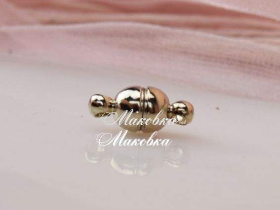 Замок магнитный маленький №14 шар 11.40x5 мм, 1 шт платина Замок магнитный маленький №14 шар 11.40x5 мм, 1 шт платина