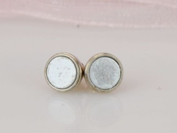 Магнитный маленький бижутерный замочек №14 шар 11.40x5 мм, 1 цвет  Серебряный цвет