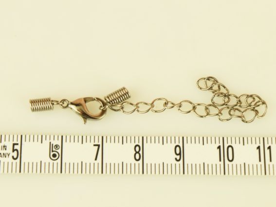 Замок з пружинами, латунь, набір, довжина 29мм, пружинка 3х6 мм, для шнурів діаметром 2 мм