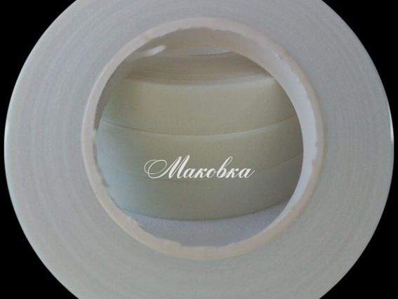 Флористическая лента, белый цвет, 1 бобинка Флористическая лента, белый цвет, 1 бобинка