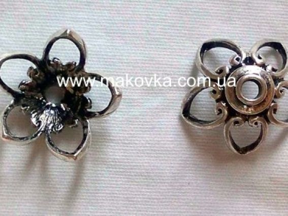Розетка бижутерная Цветок 5 лепестков Розетка бижутерная Цветок 5 лепестков