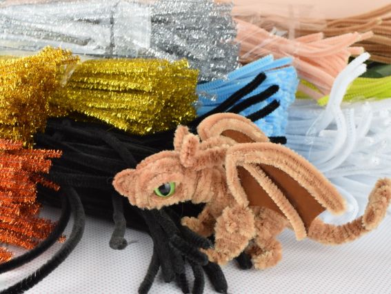 Синельний Дріт Блідо-персиковий , довжина 30 см, 1 шт