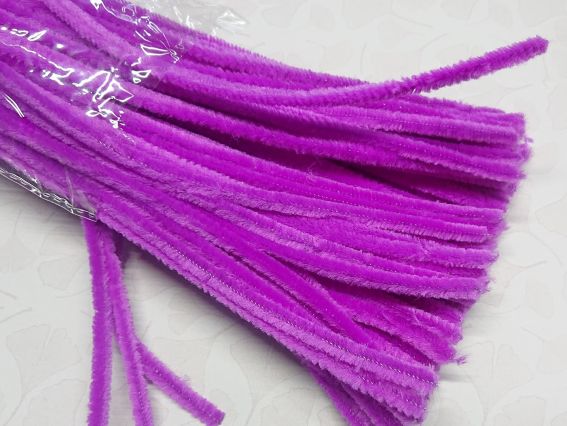 Дріт з ворсом ПУРПУРОВИЙ, 30 см, 1 шт Дріт з ворсом ПУРПУРОВИЙ, 30 см, 1 шт