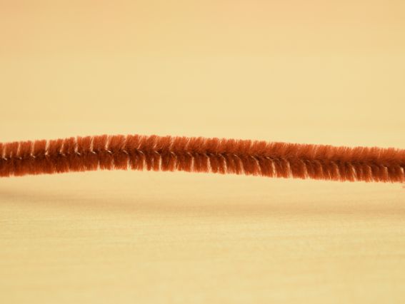 Коричнева дріт з ворсом 30 см, 1 шт.