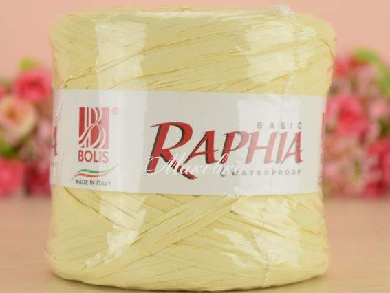 RAPHIA bacic Bolis цвет AVORIO (кремовый) нитки RAPHIA bacic Bolis цвет AVORIO (кремовый) нитки