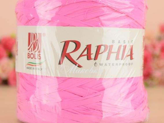 RAPHIA bacic Bolis цвет Розовый нитки RAPHIA bacic Bolis цвет Розовый нитки