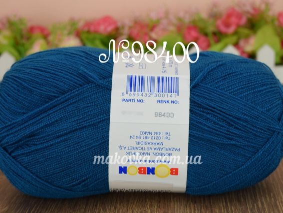 Kristal BonBon пряжа 98400 морская волна