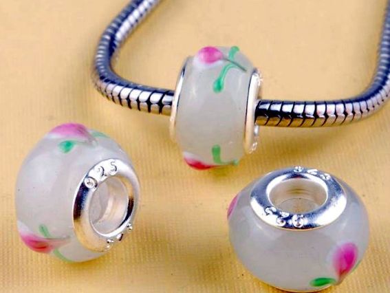 Бусина Пандора Lampwork №40 Бусина Пандора Lampwork №40