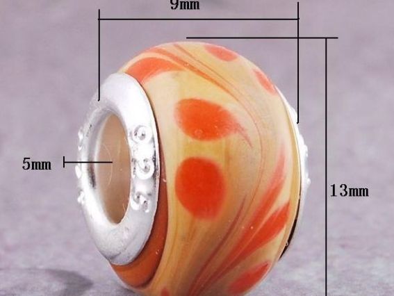 Бусина Пандора Lampwork №41 Бусина Пандора Lampwork №41