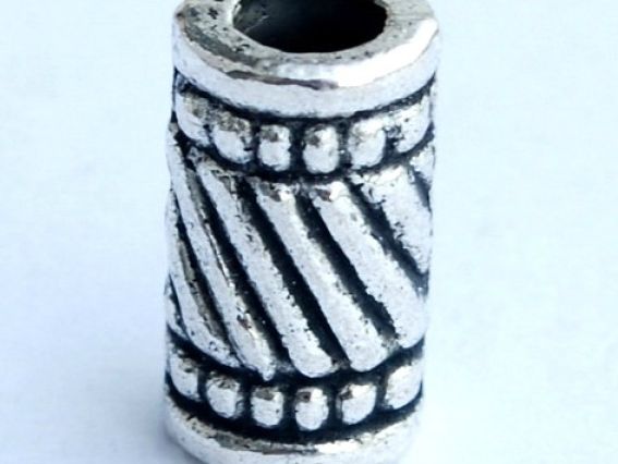 Бусина Пандора метал-я Фигурная Цилиндр полосатый (МФ-14) Бусина Пандора метал-я Фигурная Цилиндр полосатый (МФ-14)