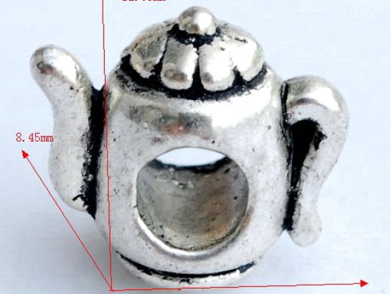 Бусина Пандора метал-я Фигурная Чайник (МФ-22) Бусина Пандора метал-я Фигурная Чайник (МФ-22)