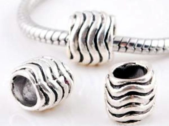 Бусина Пандора метал-я Фигурная Волны (МФ-27) Бусина Пандора метал-я Фигурная Волны (МФ-27)