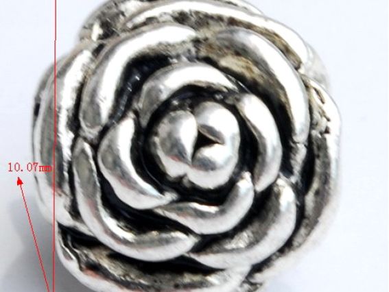 Бусина Пандора метал-я Фигурная Роза (МФ-04) Бусина Пандора метал-я Фигурная Роза (МФ-04)