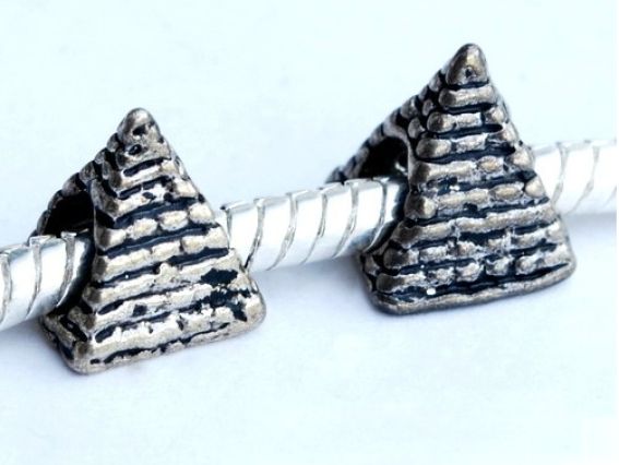 Бусина Пандора метал-я Фигурная Пирамида (МФ-11) Бусина Пандора метал-я Фигурная Пирамида (МФ-11)