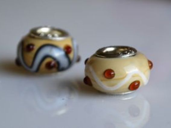 Бусина Пандора Lampwork №63 Бусина Пандора Lampwork №63