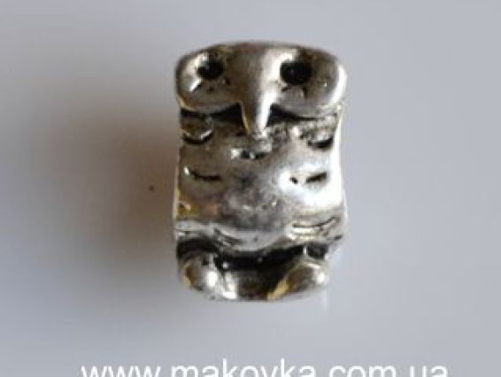 Бусина Пандора метал-я Фигурная Сова (МФ-24) Бусина Пандора метал-я Фигурная Сова (МФ-24)