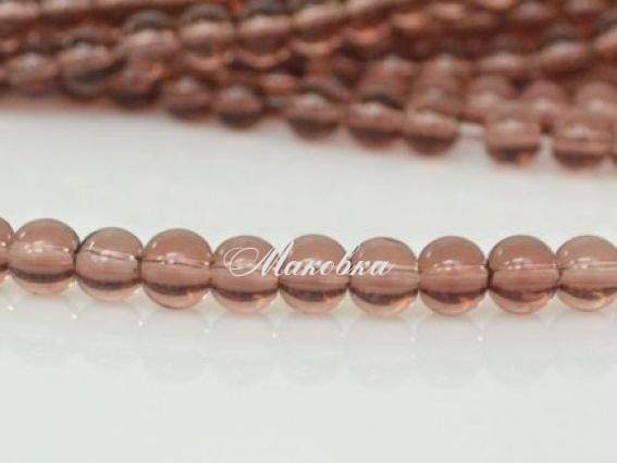 Стеклянные бусины в форме шара, 6 мм №, 1 низка Стеклянные бусины в форме шара, 6 мм №, 1 низка