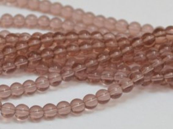 Намистини Скляні у формі кулі, 4 мм №14, 1 низка, 1 низка