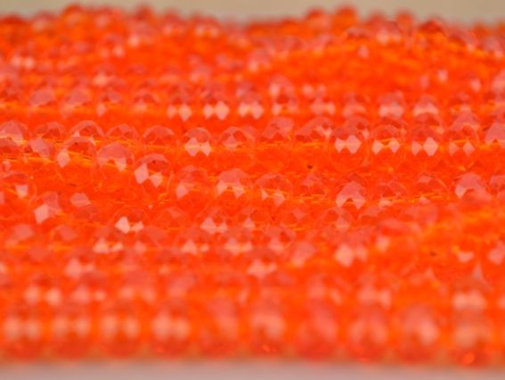 Кришталь 8х6 мм №14 Fire Opal (вогненний опал), 1 низка Кришталь 8х6 мм №14 Fire Opal (вогненний опал), 1 низка