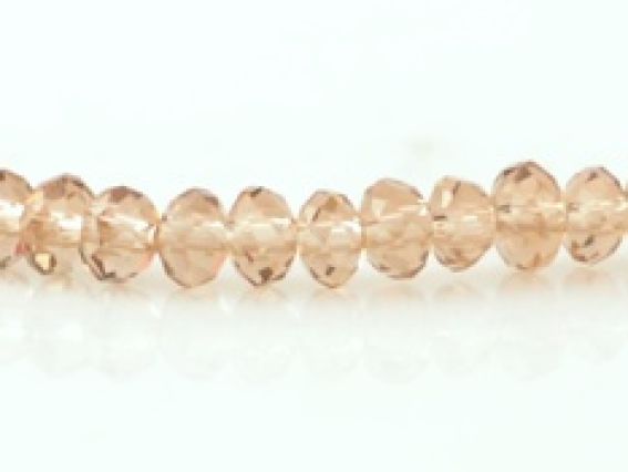 Хрусталь 3х4 мм №17, Smoky Quartz (дымчатый кварц)1 низка Хрусталь 3х4 мм №17, Smoky Quartz (дымчатый кварц)1 низка