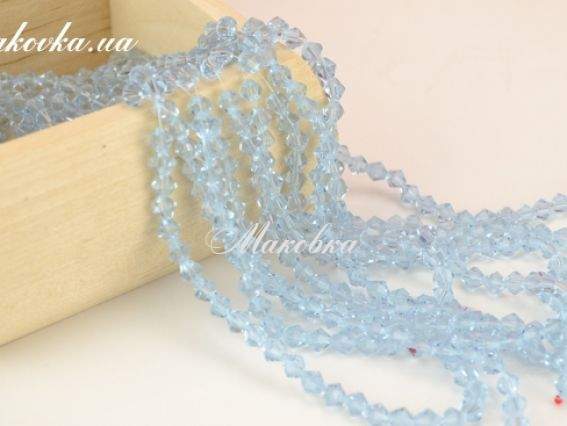 Хрусталь Биконус 6х6 мм, №425 Amethist Хрусталь Биконус 6х6 мм, №425 Amethist