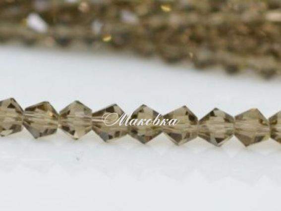 Хрусталь Биконус 6х6 мм №05, низка Хрусталь Биконус 6х6 мм №05, низка