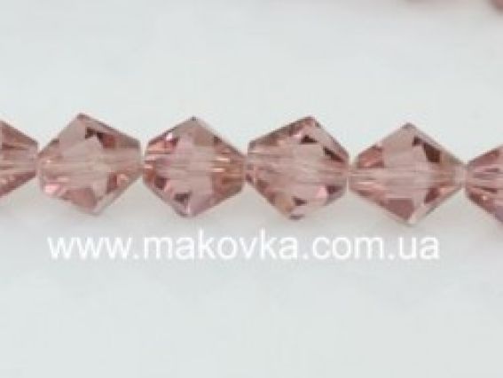 Хрусталь Биконус 8х8 мм №01, низка Хрусталь Биконус 8х8 мм №01, низка